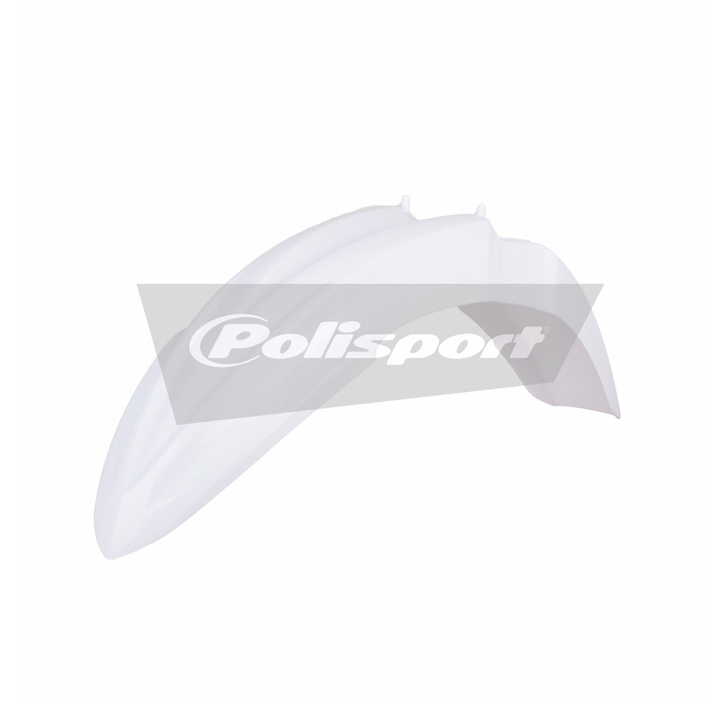 Polisport Plastic White Front Fender For Kawasaki KX 85 2014-2018 Motocross Enduro